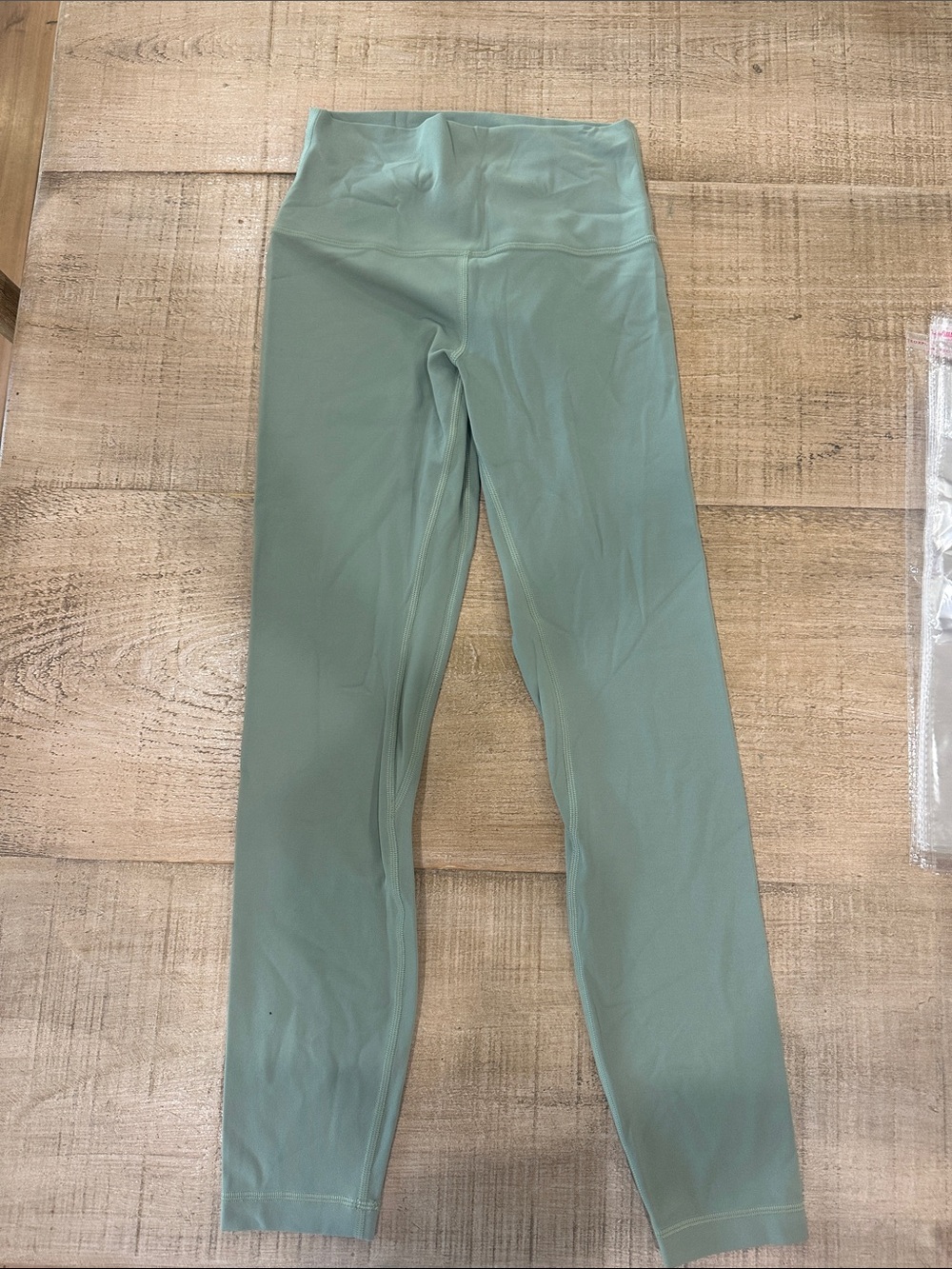 Lululemon High-Waist Sage Green Align Leggings